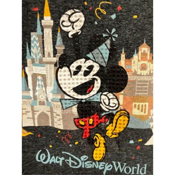 Disney Parks Mickey Mouse Walt Disney World Celebration Baseball T-Shirt sz 1X E - Picture 3 of 5